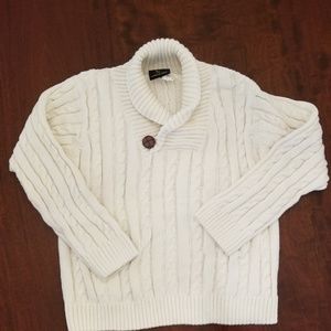TF Laurence Adorable Boy's Cable Knit Sweater